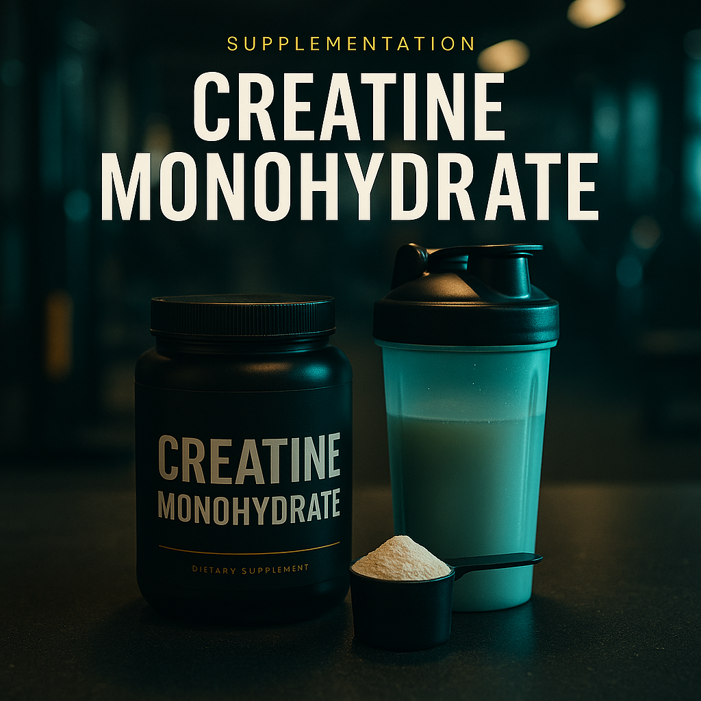 Creatine monohydrate scoop